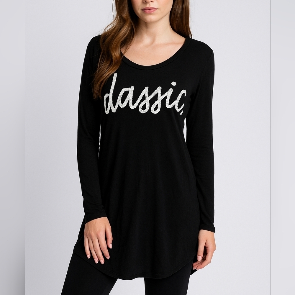 Markus Lupfer "Classic." Long Sleeved T-Shirt Dress